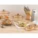 Стеклянная кастрюля с крышкой Visions Diamond Casserole 1.5L