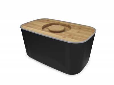 Хлебница Joseph Joseph Steel bread bin - Black (80045)
