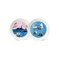 Набір тарілок Arabia Moomin Night sailing & Peace 19 cm (1024590)