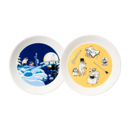 Набір тарілок Arabia Moomin Office & Winternight 19 cm (1064307)