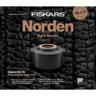 Чугунная кастрюля Fiskars Norden 4 L (1026565)