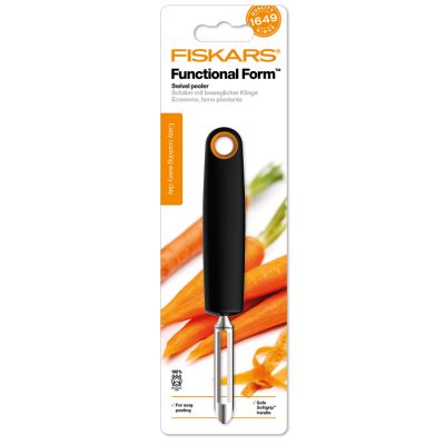 Нож для овощей Fiskars Functional Form Swivel peeler (1019534)