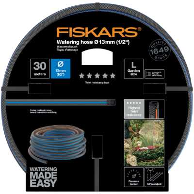 Шланг садовий Fiskars Q5 1/2", 30 м (1027108)