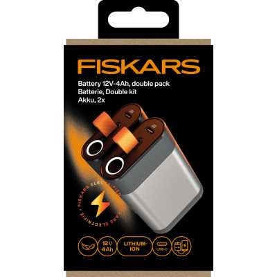 Набор аккумуляторов Fiskars 12V-4Ah (1082342)