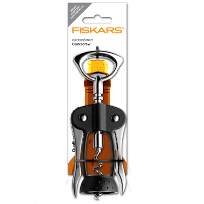 Штопор бабочка Fiskars KitchenSmart Corkscrew (838012)