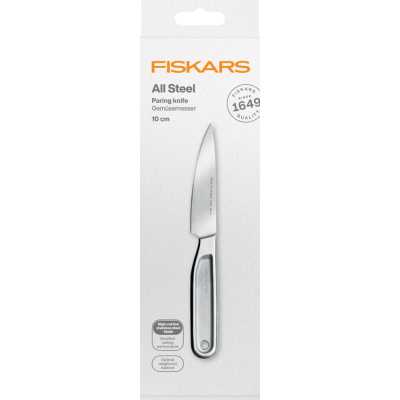 Ніж для очищення овочів Fiskars All Steel 10 cm (1062887)