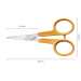 Ножиці для вишивання вигнуті Fiskars Classic 10 см (1075059)
