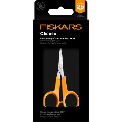 Ножиці для вишивання вигнуті Fiskars Classic 10 см (1075059)