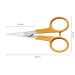 Ножиці для вишивання прямі Fiskars Classic 10 см (1075061)