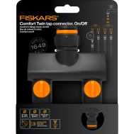 Двухканальный соединитель для крана Fiskars Comfort On/Of (1070577)
