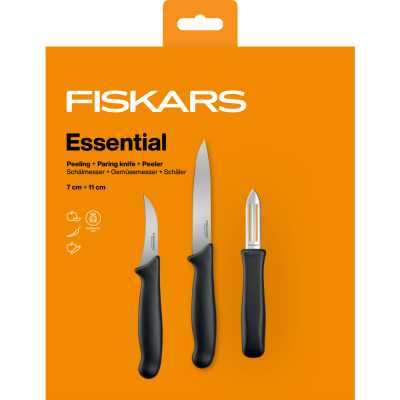 Набір ножів Fiskars Essential Peeling set (1065600)