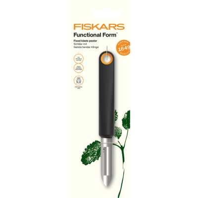 Овочечистка з фіксованим лезом Fiskars Functional Form™ (1079907)