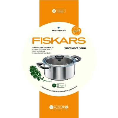 Каструля з кришкою Fiskars Functional Form™ 3 л (1072316)