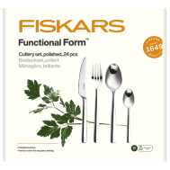 Набор столовых приборов Fiskars Functional Form™ Polished 24 шт (1071623)