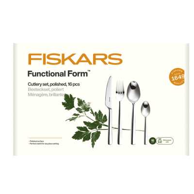 Набір столових приборів Fiskars Functional Form™ Polished 16 шт. (1002946)