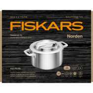 Каструля з нержавіючої сталі з кришкою Fiskars Norden 3 L (1067639)