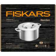 Каструля з нержавіючої сталі з кришкою Fiskars Norden 5 L (1067640)