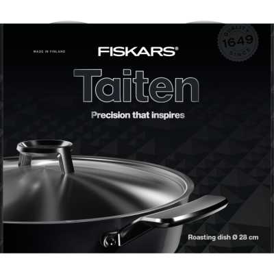 Жарівня з кришкою Fiskars Taiten 28 см (1066950)
