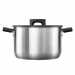 Каструля з кришкою Fiskars Hard Face Steel 5 L (1052241)