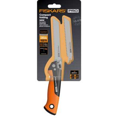 Компактна складана пилка Fiskars Pro 150 mm 2 полотна (1062934)