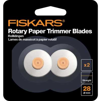 Комплект змінних лез Fiskars Rotary Blade Straight Cutting Ø28 mm (1003920)