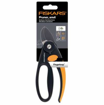 Секатор Fiskars Fingerloop Pruner Anvil P43 (111430)