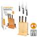 Набір з 3 ножів у блоці Fiskars Functional Form™ (1057553)
