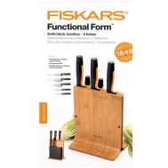 Набор из 5 ножей в блоке Fiskars Functional Form™ (1057552)