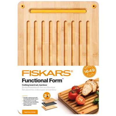 Набір бамбукових обробних дощок Fiskars Functional Form™ (1057550)