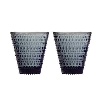 Набор стаканов Iittala Kastehelmi 30 cl dark grey (1057030)