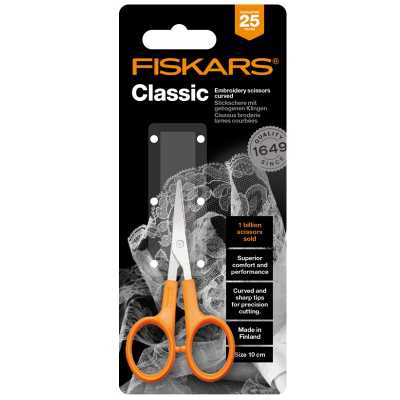 Ножницы для вышивания изогнутые Fiskars Classic 10 сm (1005144)