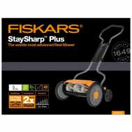 Роторна газонокосарка Fiskars StaySharp™ Plus (1015649)