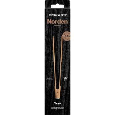 Щипці кухонні дерев'яні Fiskars Norden (1065699)