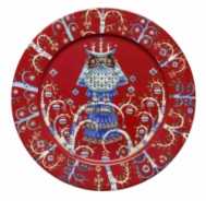Тарелка Iittala Taika plate 27cm red (1013907)