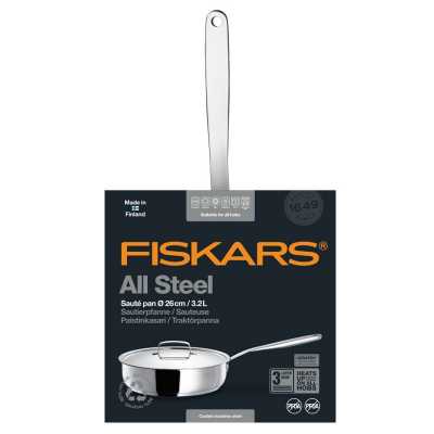 Сотейник Fiskars All Steel Saute Pan 3.2L (1023762)