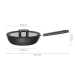 Сковорода с крышкой Fiskars Hard Face 24 cm (1052230)