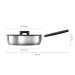 Сковорода з кришкою Fiskars Hard Face Steel 26 cm (1052248)