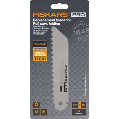 Змінне полотно для складаної пилки Fiskars Pro 150 mm 19 tpi (1062942)