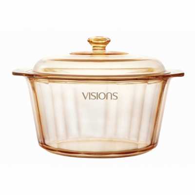 Стеклянная кастрюля с крышкой Visions Diamond 5 L (VS-5-DI)