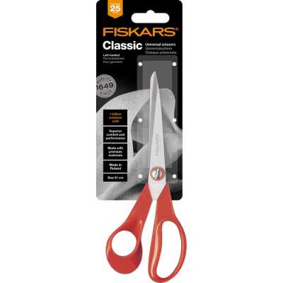 Універсальні ножиці лівосторонні Fiskars Classic 21 cm (1005147)