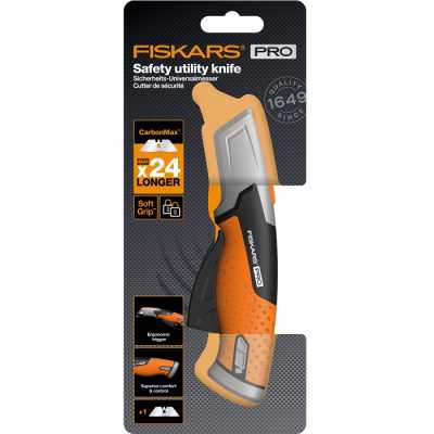 Універсальний ніж з висувним лезом Fiskars Pro CarbonMax™ (1062938)