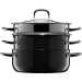 Набор посуды WMF Fusiontec Compact Black 3 шт. (0515615290)